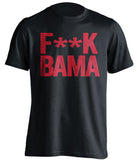 F**K BAMA Ole Miss Rebels black Shirt