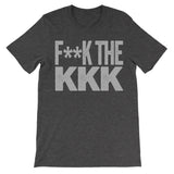 grey shirt fuck the kkk anti-trump shirt