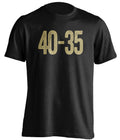 40-35 40 35 score from the vanderbilt commodores vs alabama crimson tide black shirt vandy fans