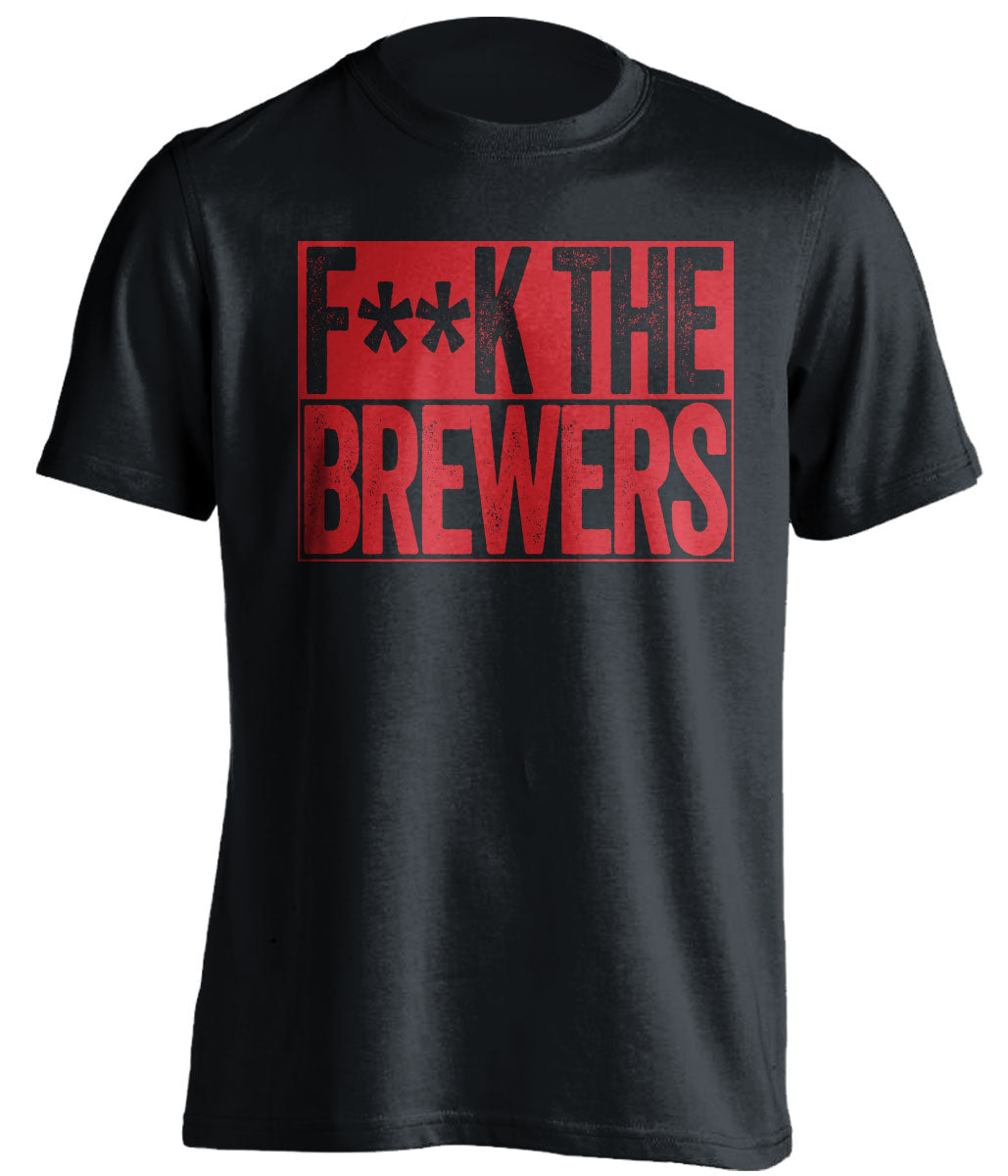 Fuck the Brewers Censored Black Haters Tee for a Minnesota Twins Fan Shirt by Beef Shirts