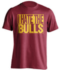 I Hate the Bulls navy shirt haters tee for Indiana Pacers Fans by Beef Shirts