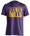 Fuck the Bulls Uncensored Purple Box Logo Shirt for Utah Jazz Fans by Beef Shirts