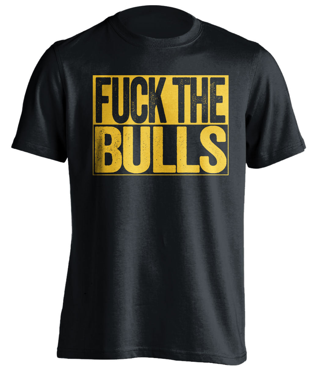 Fuck the Bulls Uncensored Black Box Logo Shirt for Utah Jazz Fans by Beef Shirts