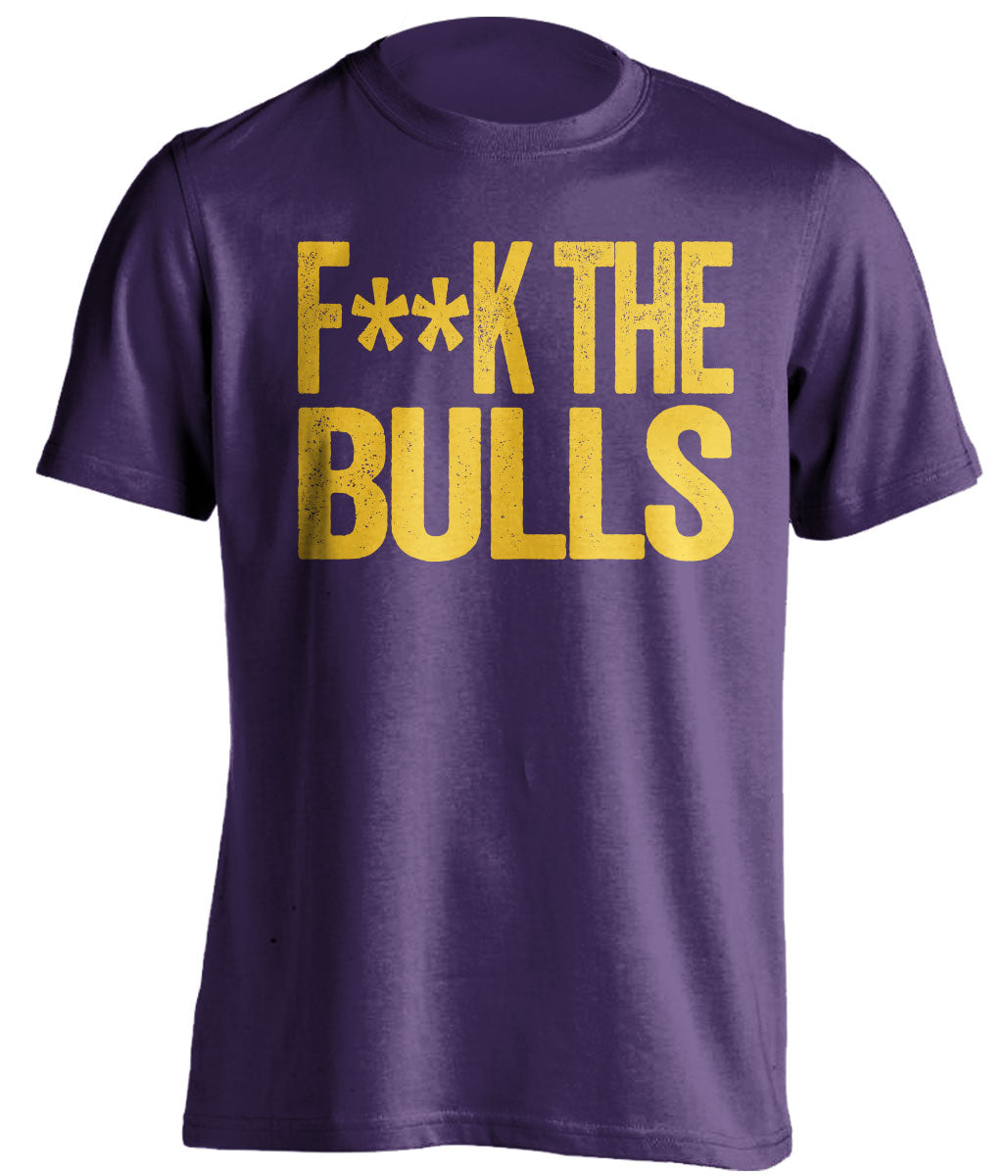Fuck the Bulls Statement Tee Censored Purple Shirt for Utah Jazz Fans by Beef Shirts