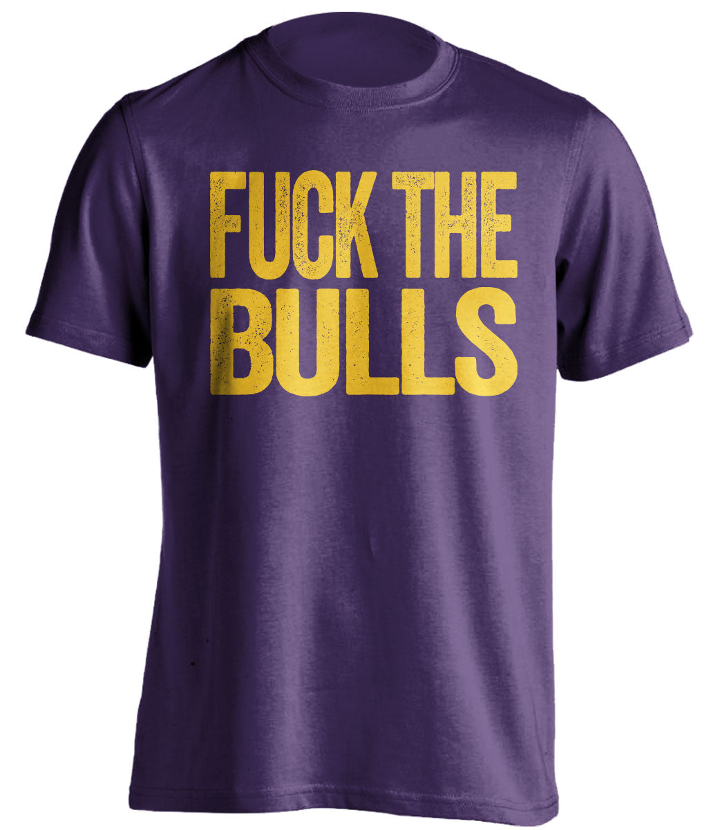 Fuck the Bulls Statement Tee Uncensored Purple Shirt for Utah Jazz Fans by Beef Shirts