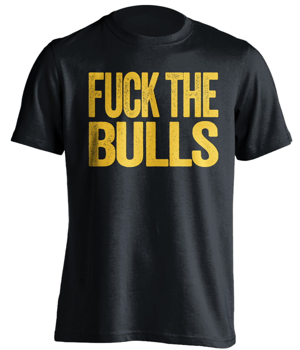 Fuck the Bulls Uncensored Black Statement Tee for Indiana Pacers Fans by Beef Shirts