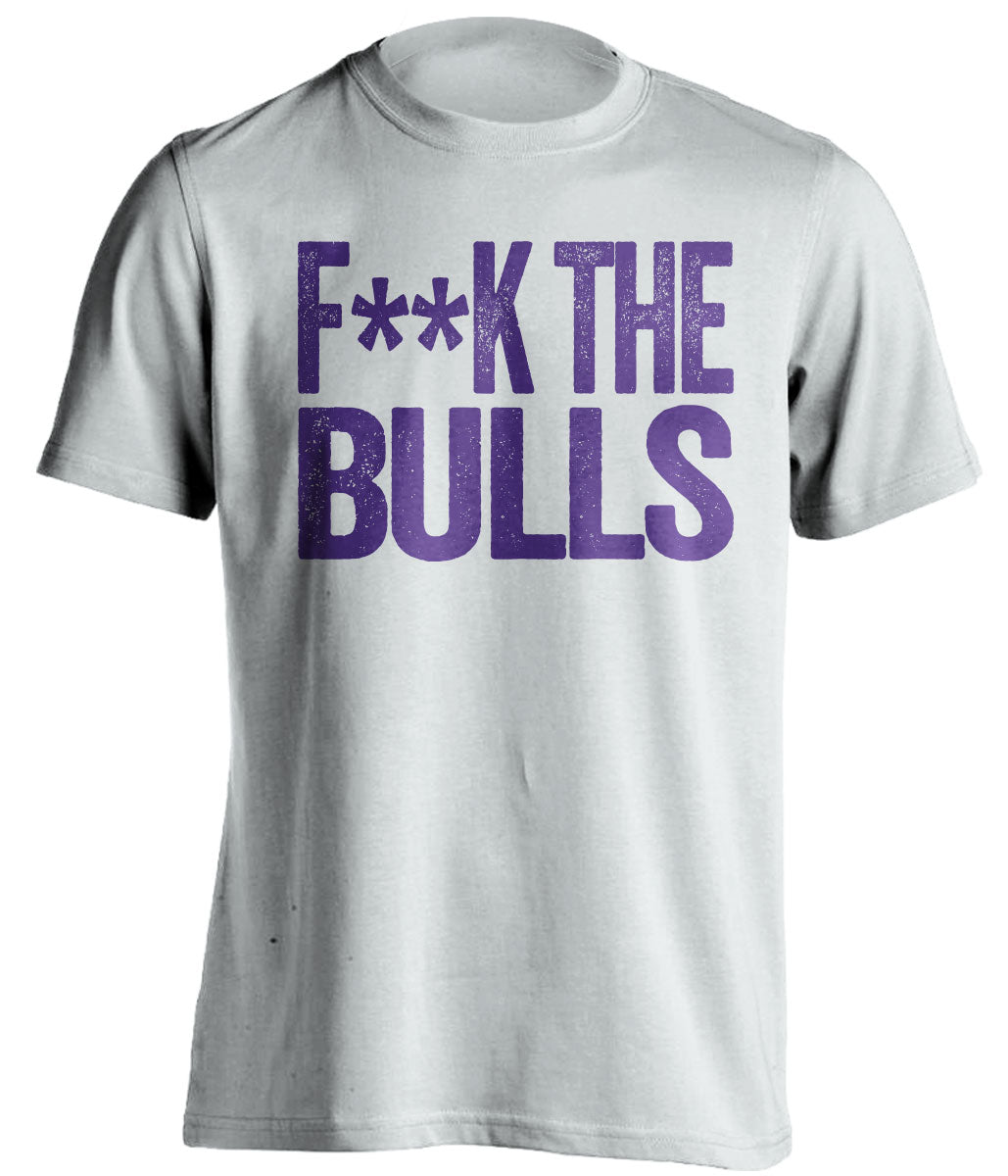 Fuck the Bulls Statement Tee Censored White Shirt for Utah Jazz Fans by Beef Shirts