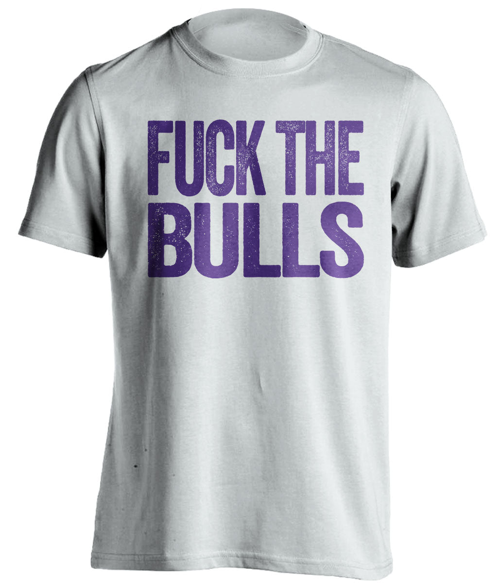 Fuck the Bulls Statement Tee Uncensored White Shirt for Utah Jazz Fans by Beef Shirts