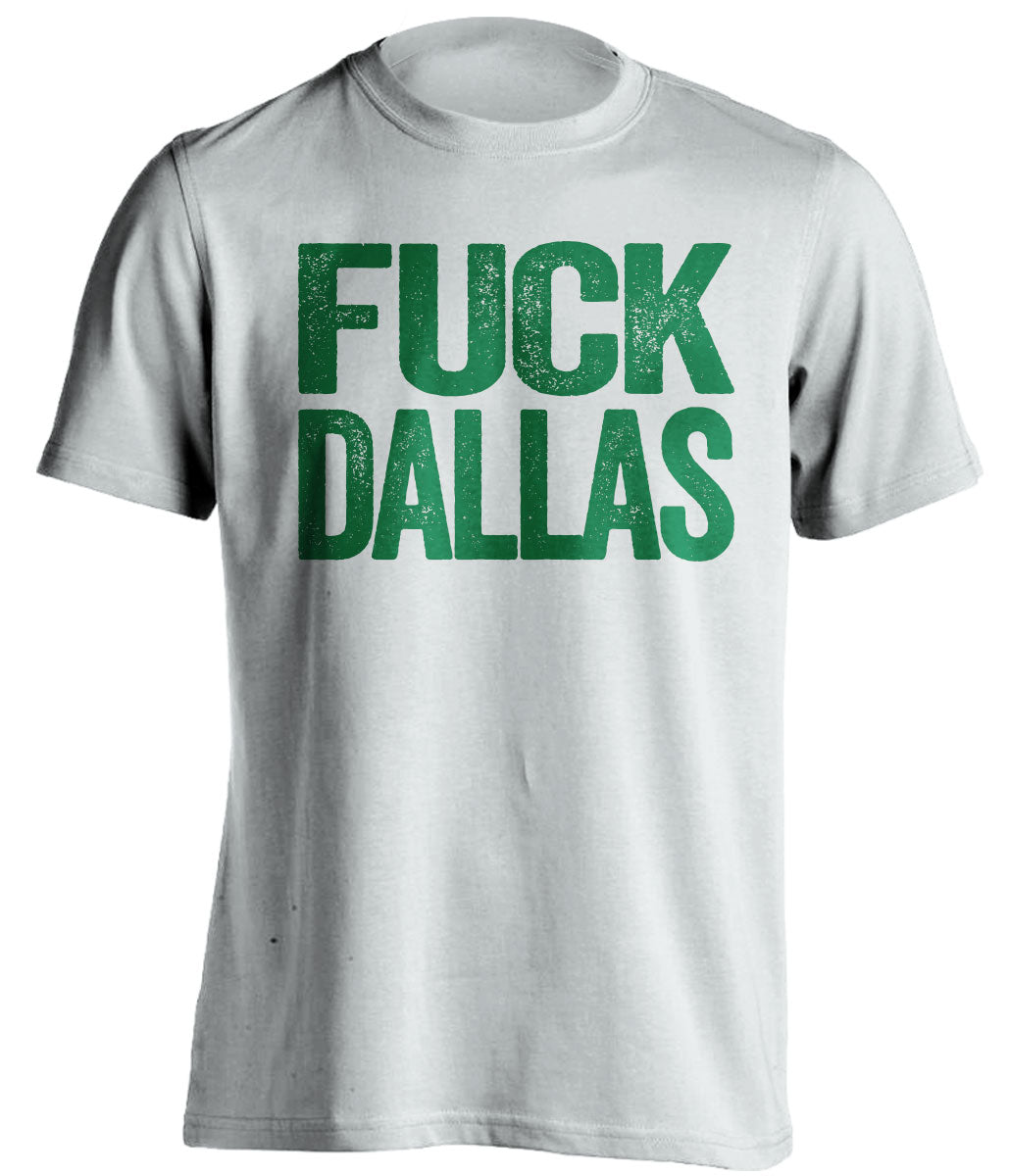 Fuck Dallas Uncensored White Statement Tee for Philadelphia Eagles Fans by Beef Shirts