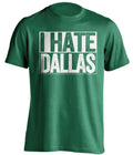 I Hate Dallas Green Box Logo Shirt for Philadelphia Eagles Fans Gameday Haters Tee by Beef Shirts