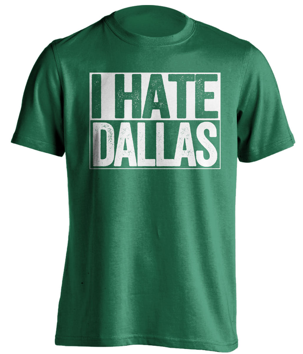 I Hate Dallas Green Box Logo Shirt for Philadelphia Eagles Fans Gameday Haters Tee by Beef Shirts
