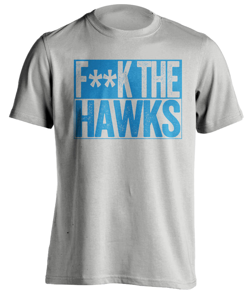 Fuck the Hawks Censored Haters Grey Tee for an Orlando Magic Fan Shirt by Beef Shirts