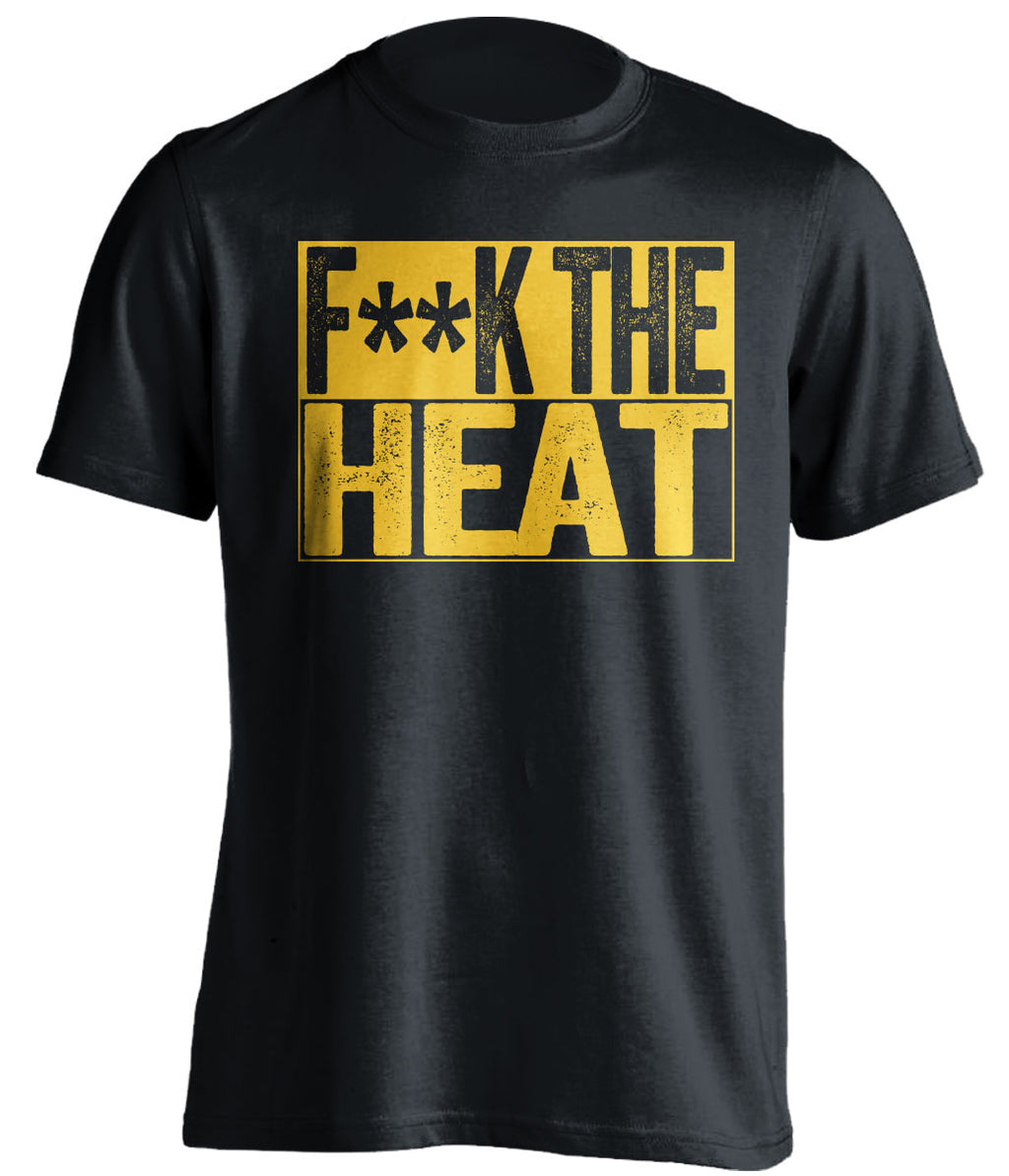 Fuck the Heat Censored Haters Black Tee for an Indiana Pacers Fan Shirt by Beef Shirts