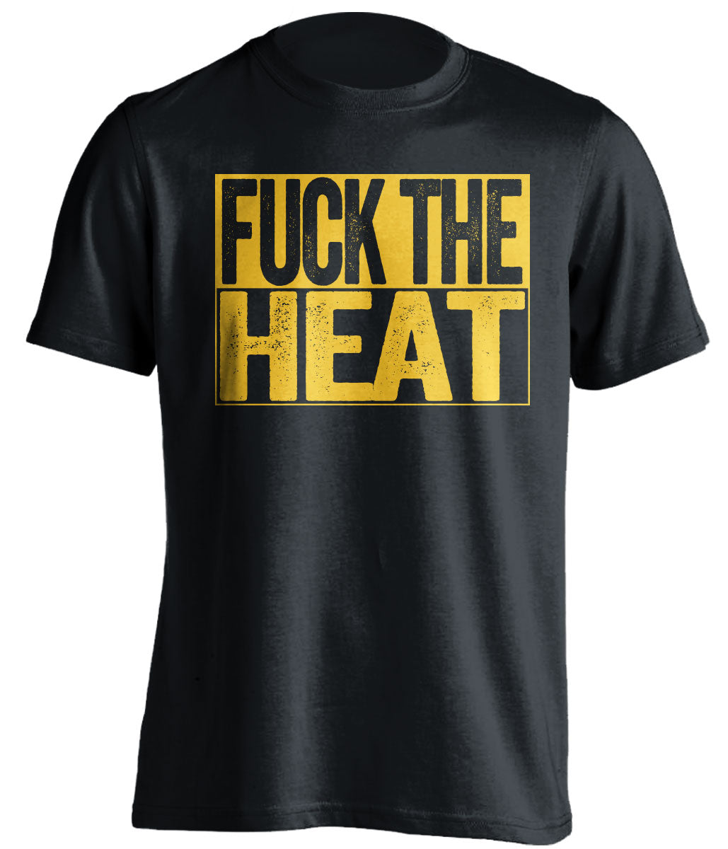 Fuck the Heat Uncensored Haters Black Tee for an Indiana Pacers Fan Shirt by Beef Shirts