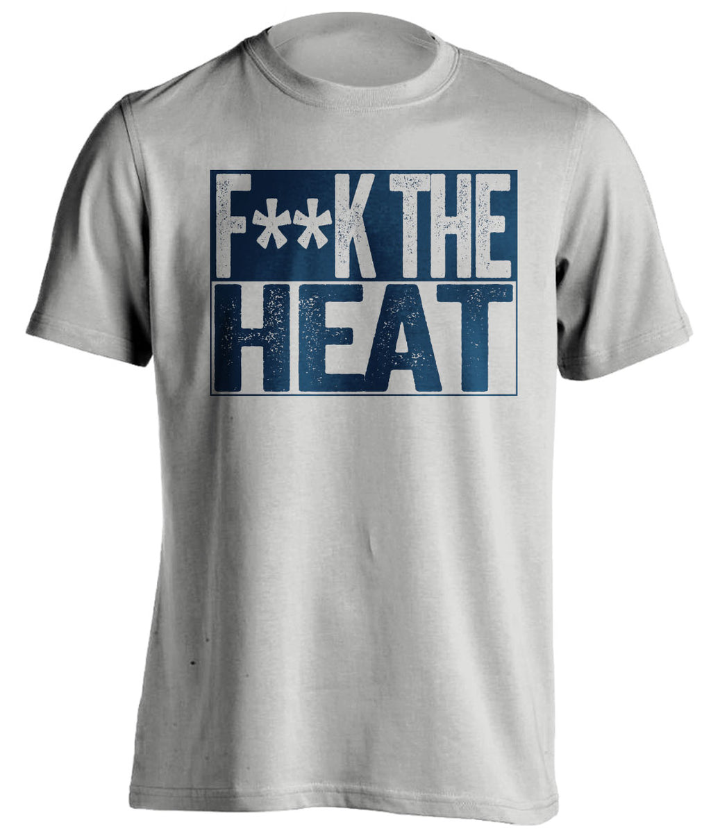 Fuck the Heat Censored Haters Grey Tee for an Indiana Pacers Fan Shirt by Beef Shirts