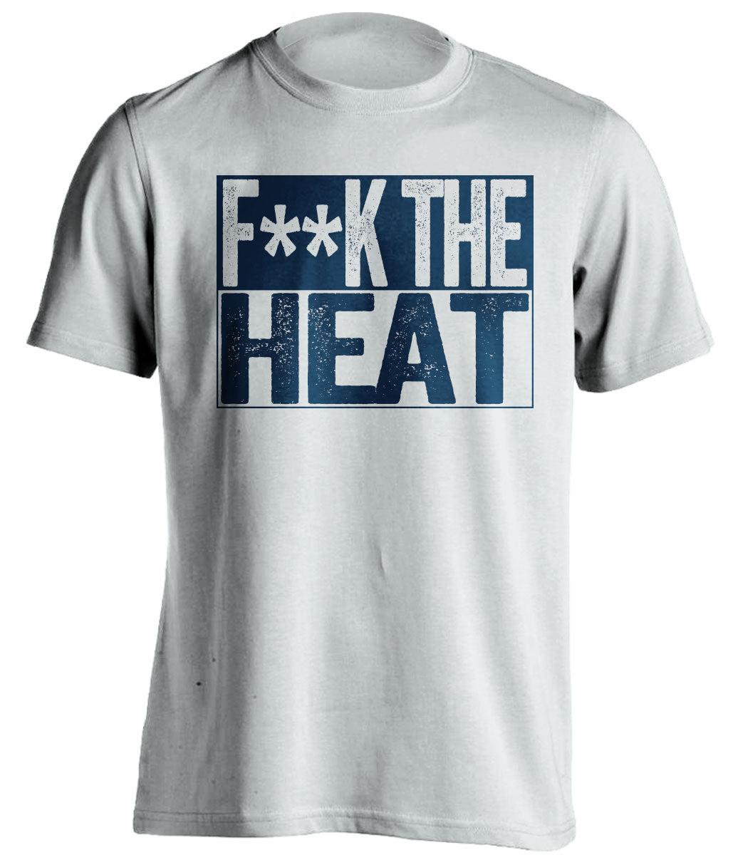 Fuck the Heat Censored Haters White Tee for an Indiana Pacers Fan Shirt by Beef Shirts
