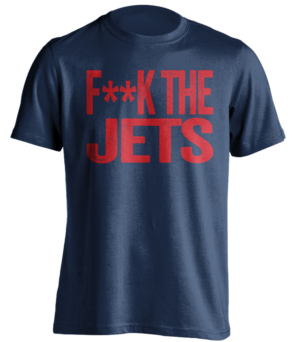Fuck the Jets Censored Navy Statement Tee for New York Giants Fans by Beef Shirts