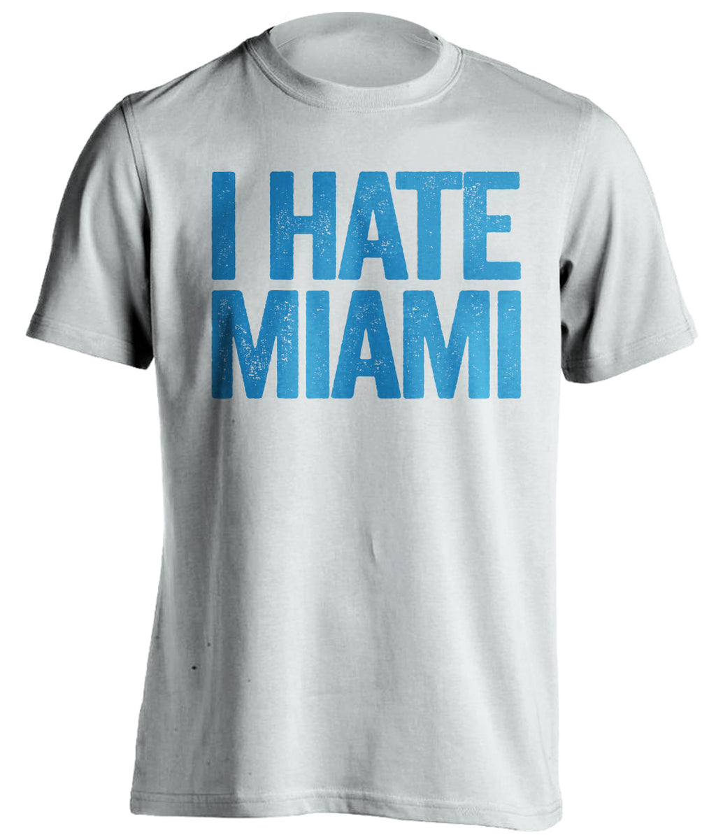 Miami Heat haters white statement shirt for Orlando Magic Fan gameday tee by Beef Shirts
