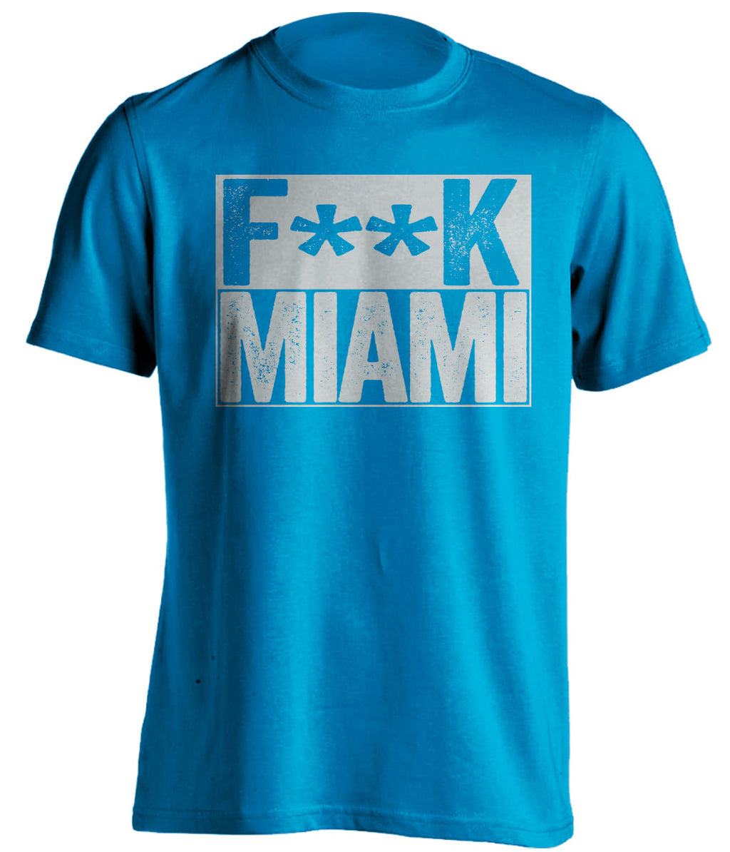 Fuck Miami Heat Censored Haters Blue Tee for an Orlando Magic Fan Shirt by Beef Shirts