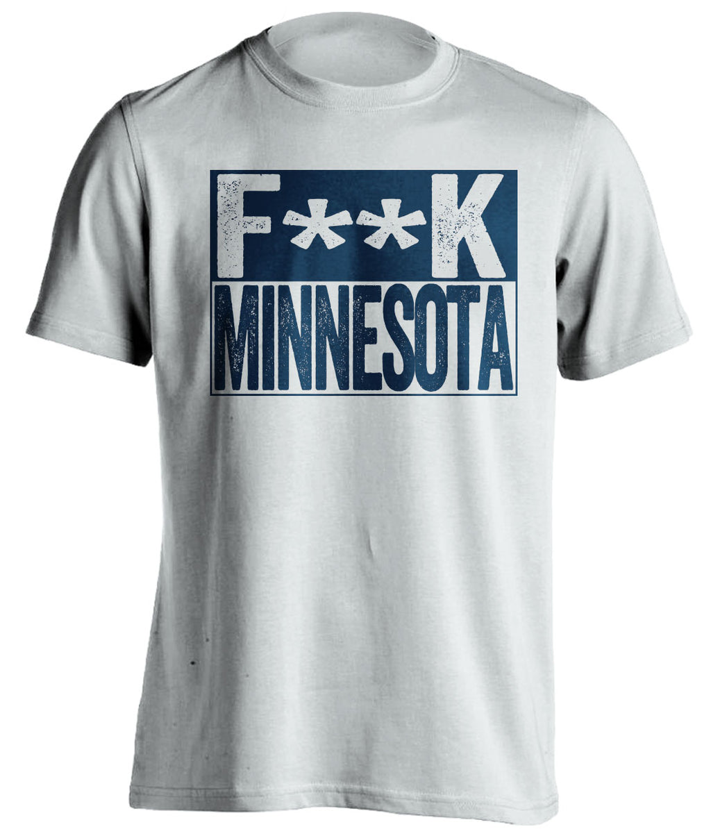 Fuck Minnesota Censored White Shirt for Michigan Wolverines Fans by Beef Shirts