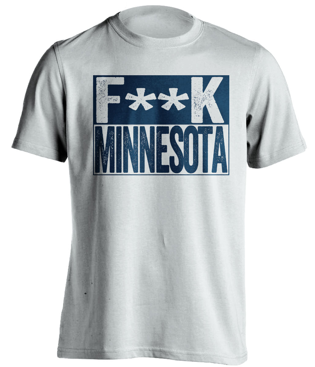 Fuck Minnesota Censored White Shirt for Michigan Wolverines Fans by Beef Shirts
