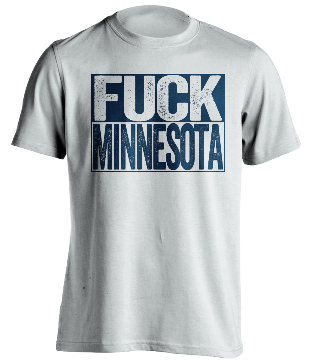 Fuck Minnesota Uncensored White Shirt for Michigan Wolverines Fans by Beef Shirts