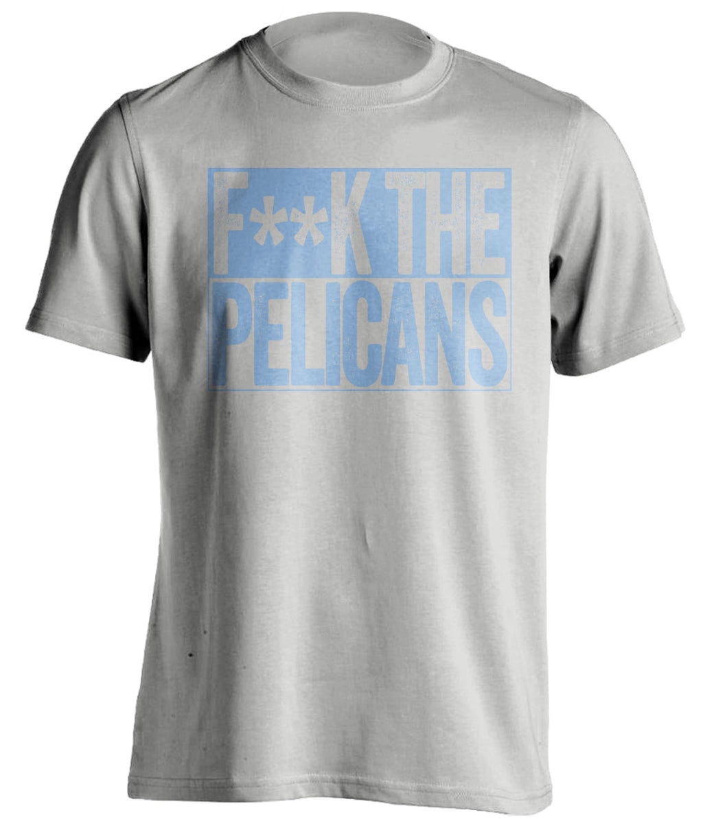 Fuck the Pelicans Censored Grey Haters Tee for Memphis Grizzlies Fans Shirt by Beef Shirts