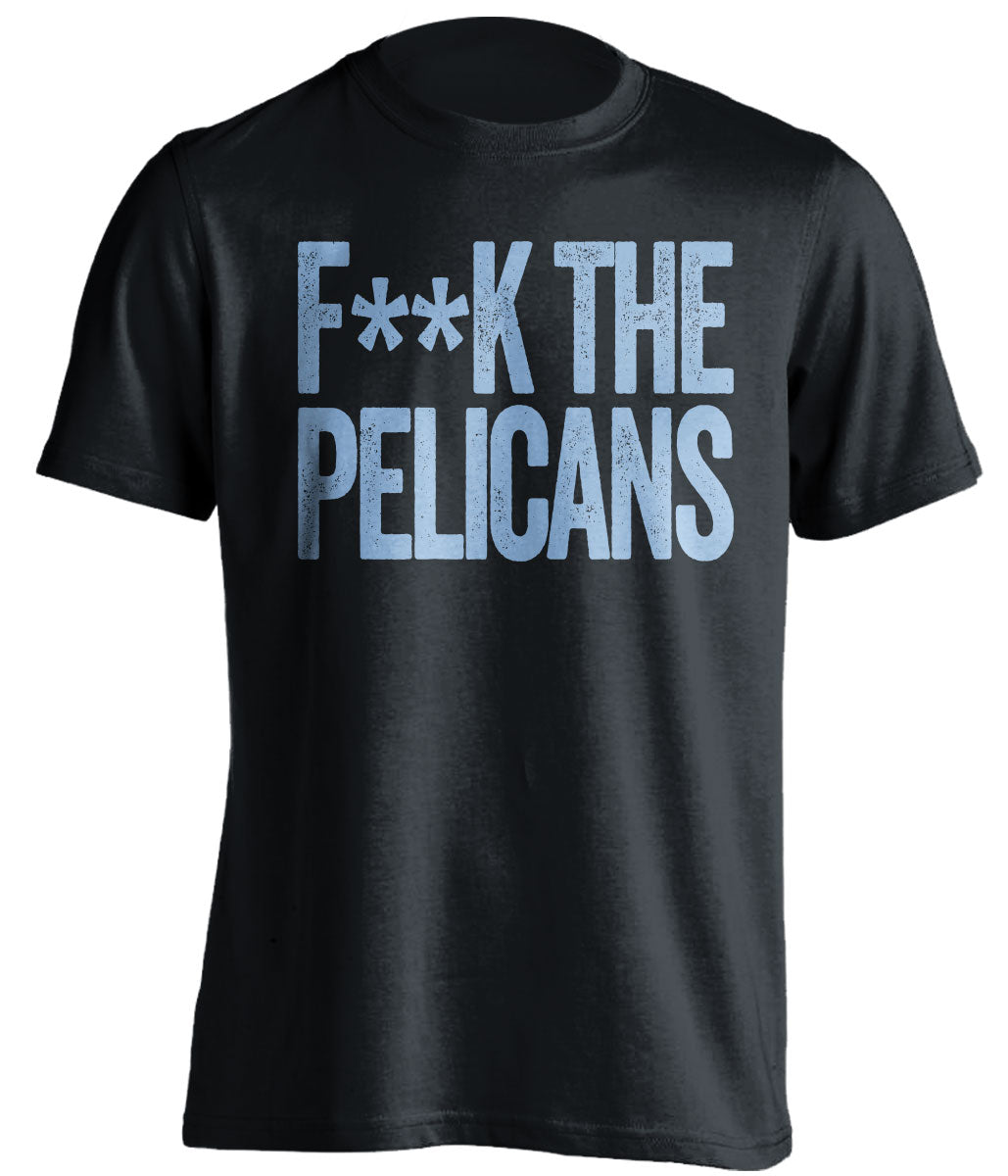 Fuck the Pelicans Censored Black Statement Tee for Memphis Grizzlies Fans Shirt by Beef Shirts