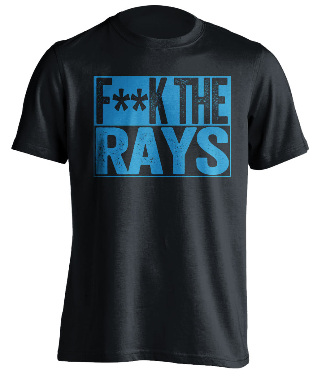Fuck the Rays Censored Black Box Logo Shirt for Miami Marlins Fans by Beef Shirts