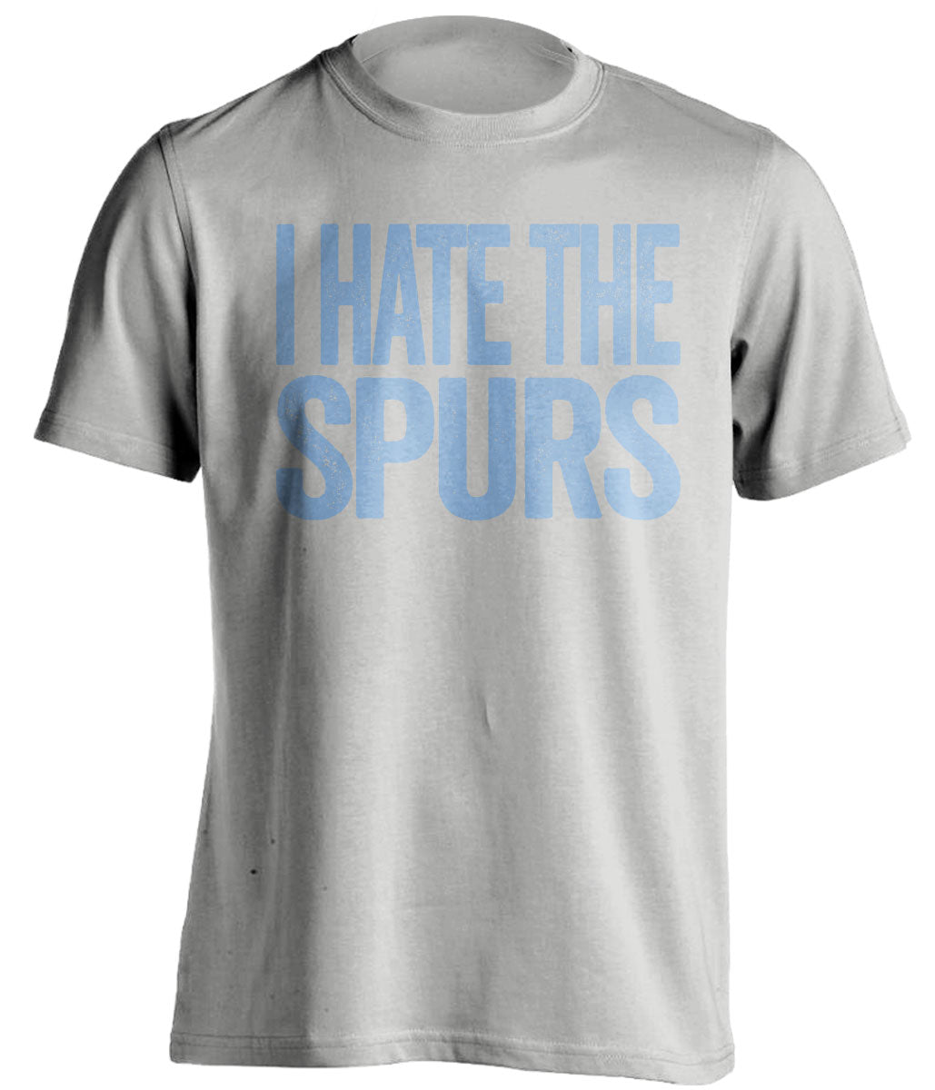 I Hate the Spurs grey statement shirt for Memphis Grizzlies Fans haters tee by Beef Shirts