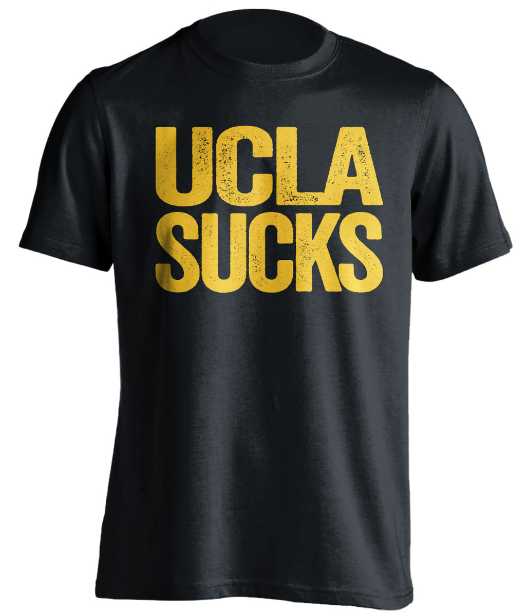 UCLA Sucks Statement Tee – Cardinal USC Trojans Fan Shirt | Beef Shirts - black shirt