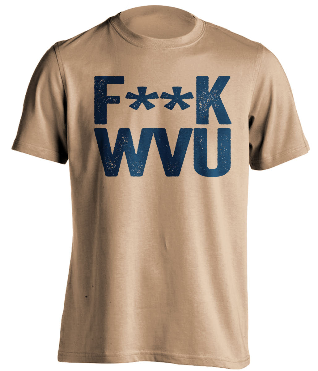 Fuck WVU Shirt - Pittsburgh Panthers 2019 Colors vs West Virginia Rivalry Statement Tee