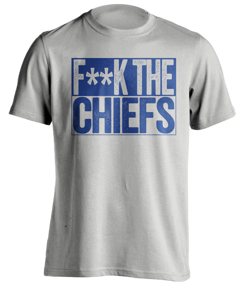 Fuck the Chiefs Censored Grey Haters Tee for a Buffalo Bills Fan Shirt by Beef Shirts