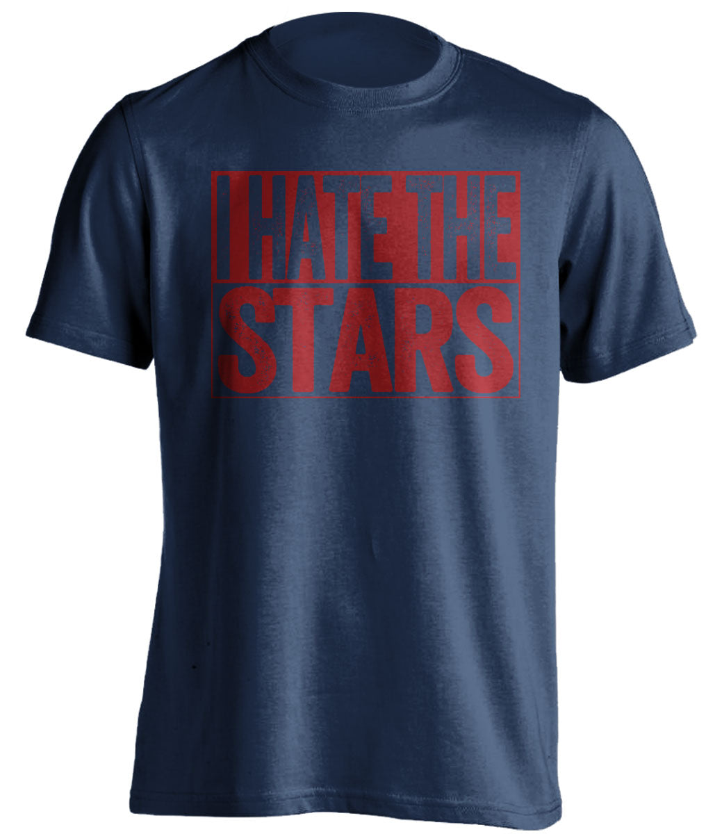 I Hate the Stars Shirt - Colorado Avalanche vs Dallas Rivalry Box Logo Tee