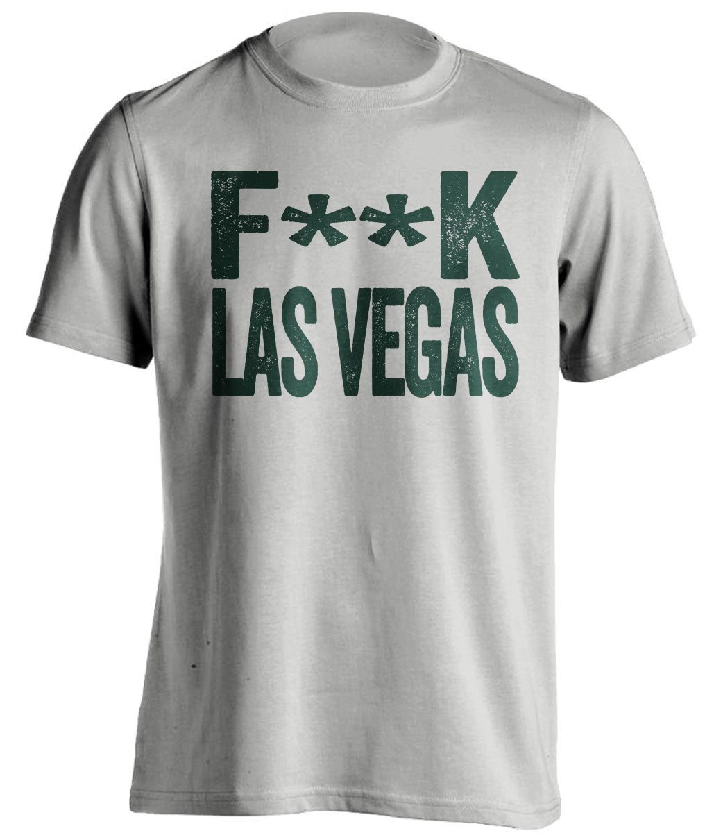 fuck las vegas oakland A's athletics censored grey tshirt