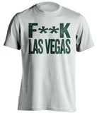 fuck las vegas oakland A's athletics censored white tshirt