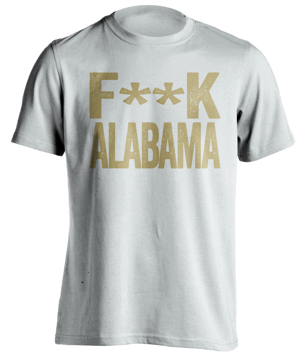 FUCK ALABAMA - Vanderbilt Commodores Fan T-Shirt - Text Design - Beef Shirts