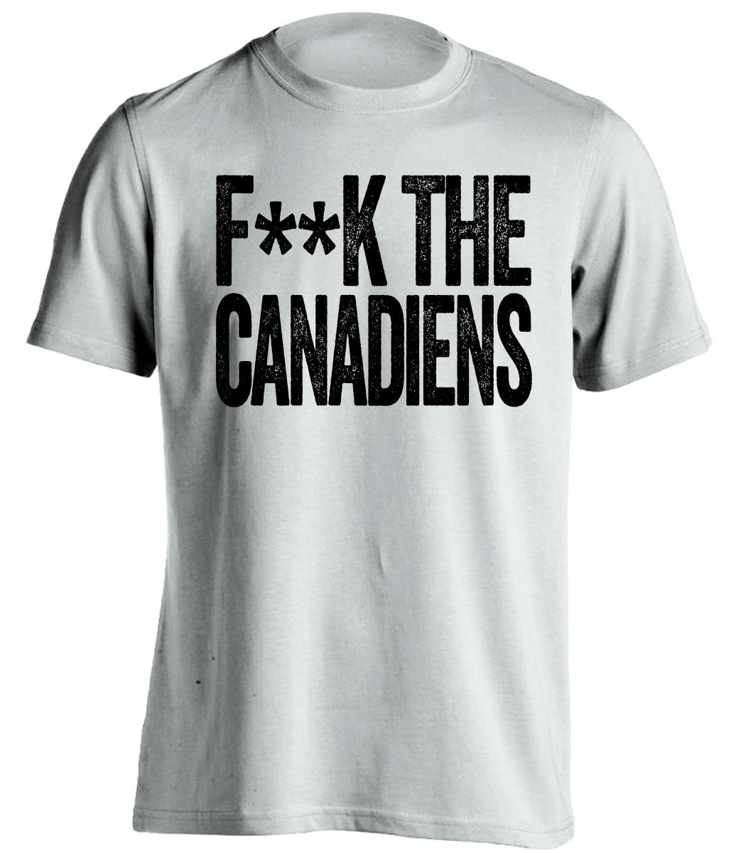 Fuck the Canadiens censored Haters white statement tee for a Boston Bruins Fan Shirt by Beef Shirts