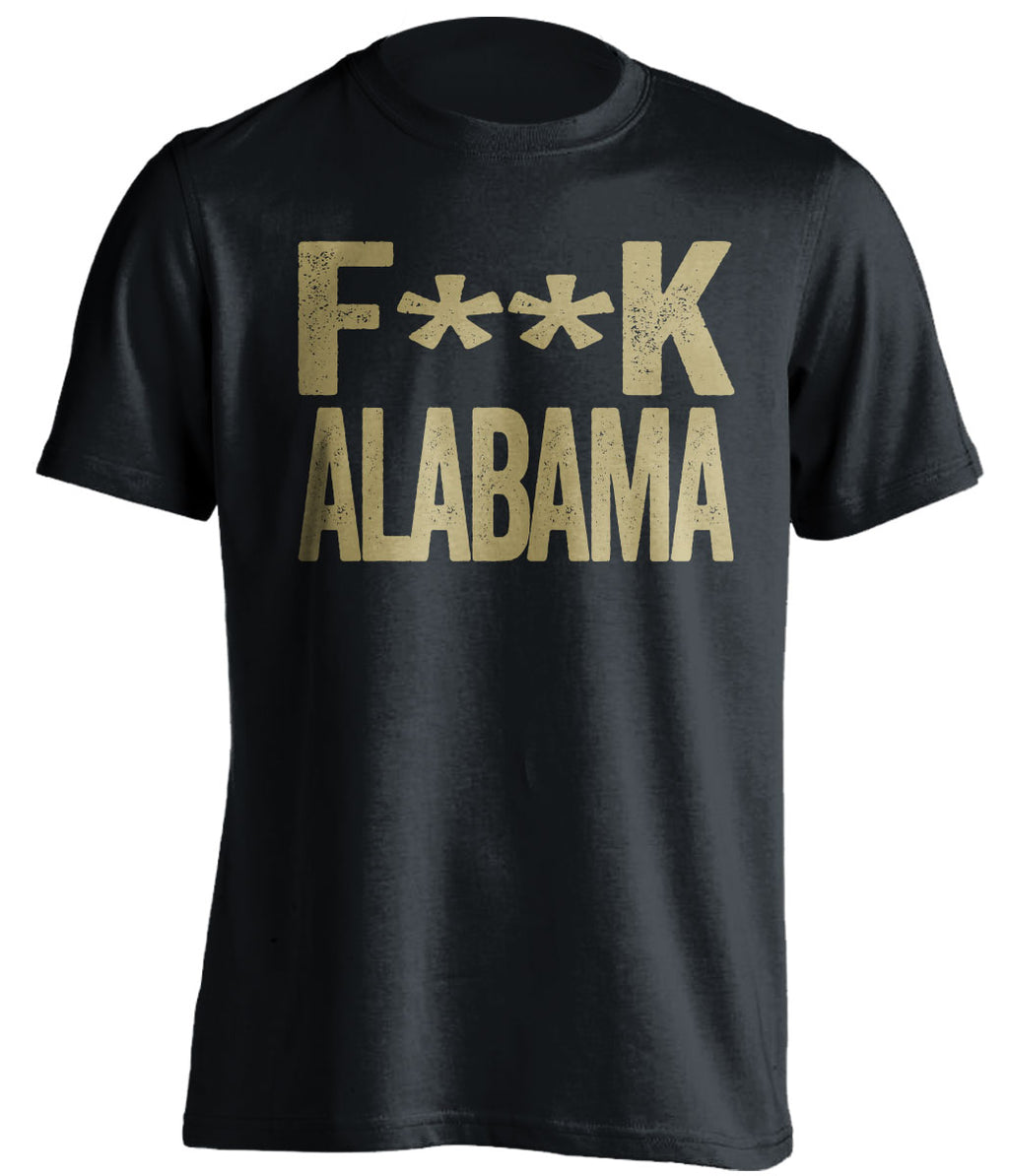 FUCK ALABAMA - Vanderbilt Commodores Fan T-Shirt - Text Design - Beef Shirts