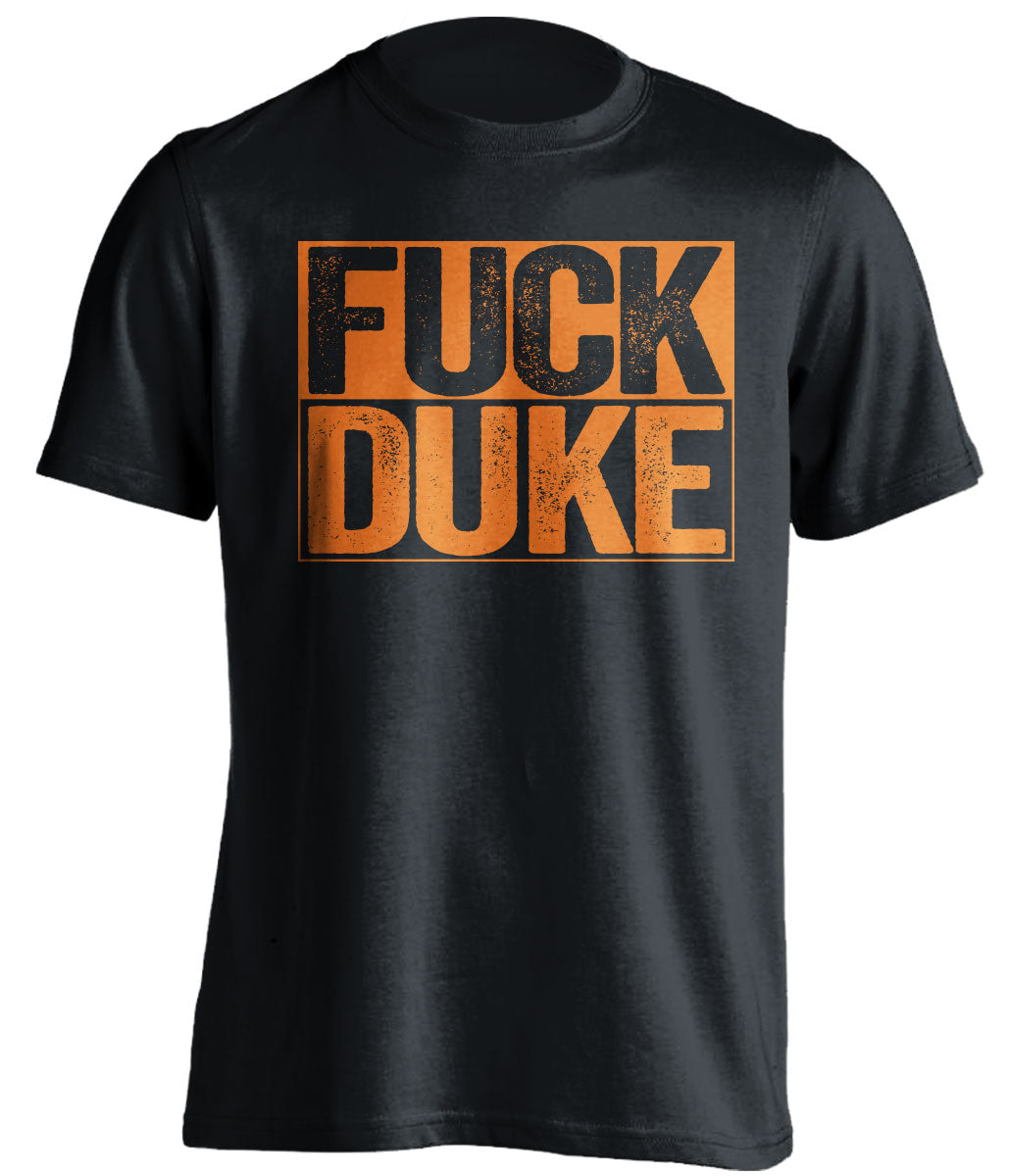 Fuck Duke Uncensored black Shirt for Virginia Cavaliers Fans Shirt by Beef Shirts