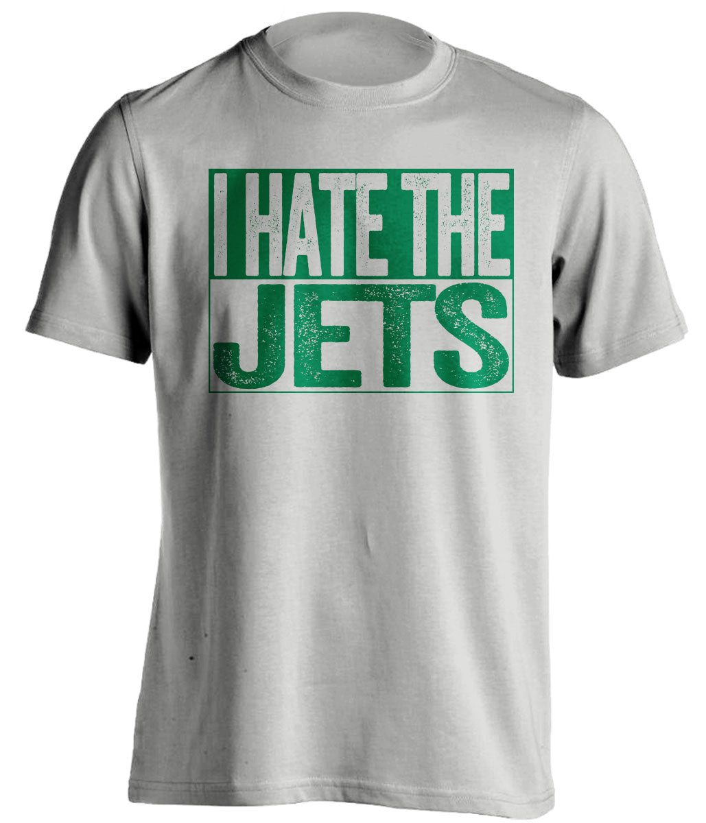 i hate the jets haters grey shirt new york jets self deprecating fan tee