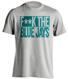 fuck the blue jays seattle mariners fan jays hater grey shirt censored tee