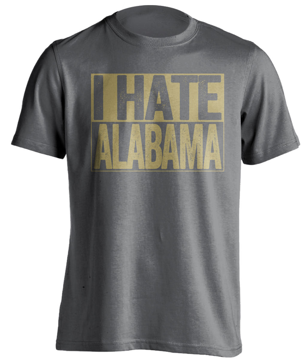 i hate alabama grey shirt for vanderbilt commodores fans
