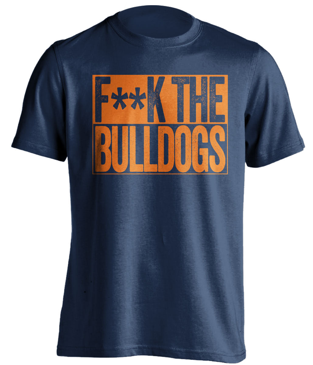 Fuck the Bulldogs Shirt - Auburn Tigers vs Georgia Rivalry Box Logo Tee