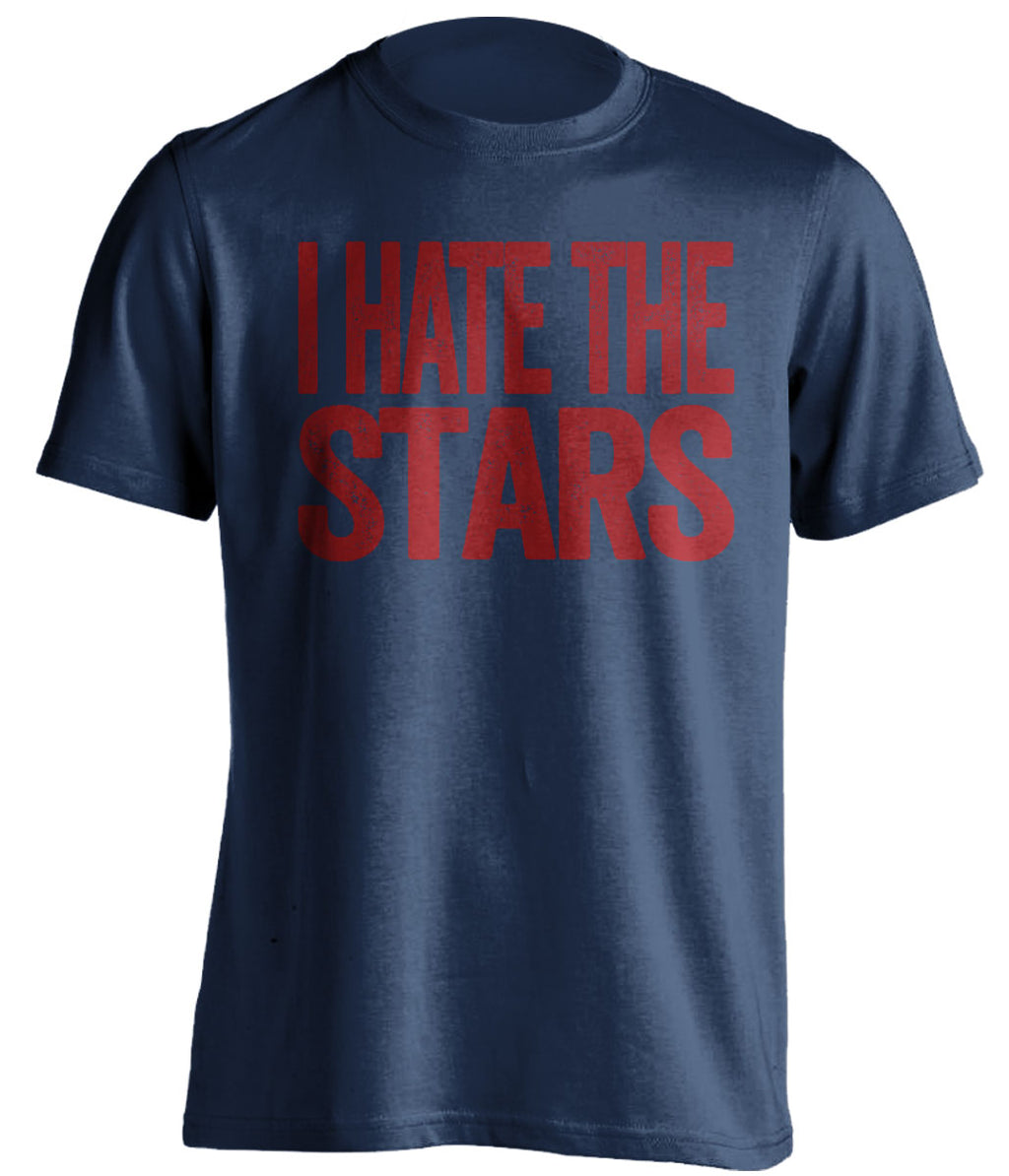 I Hate the Stars Shirt - Colorado Avalanche vs Dallas Rivalry Statement Tee