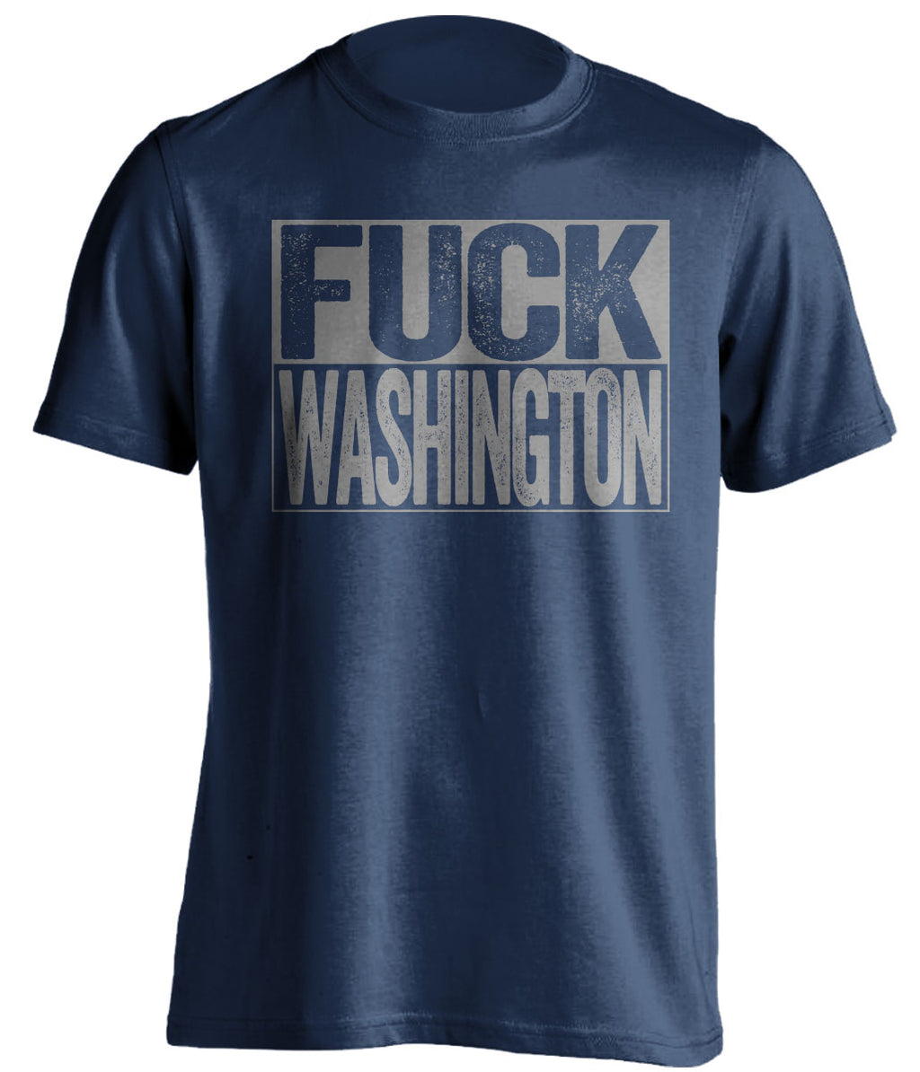 fuck washington navy shirt for dallas cowboys fans rivalry tee