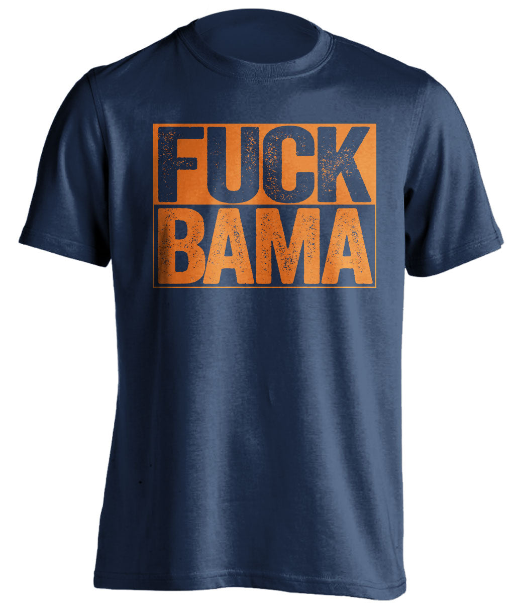 Fuck Bama Uncensored navy blue Shirt for Auburn Tigers Fans Shirt by Beef Shirts