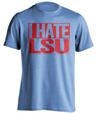 I Hate LSU - Ole Miss Rebels Fan T-Shirt - Box Design