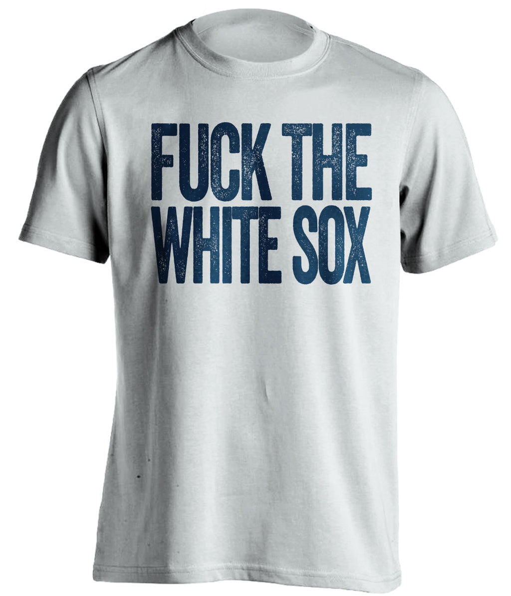 fuck the white sox detroit tigers fan white tshirt uncensored