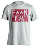 fuck alabama bama fsu florida state seminoles white shirt censored